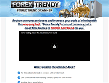 Tablet Screenshot of forextrendy.com